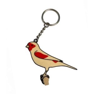 Llavero Canario Isabela Pastel Rojo Mosaico Macho