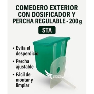 Comedero Milenio Maxi Verde STA