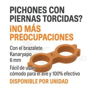 Brazalete Doble para Pierna Torcida 6mm