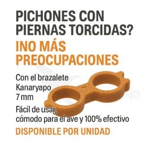 Brazalete Doble para Pierna Torcida 7mm