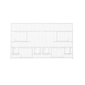 Frontal Italiano para Jaula o Voladera 58 x 30 cm